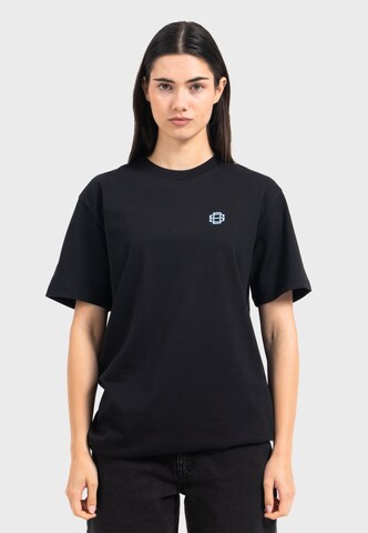 Oldskull Shirt 'Retro Roadtrip Logo Graphic' in Black
