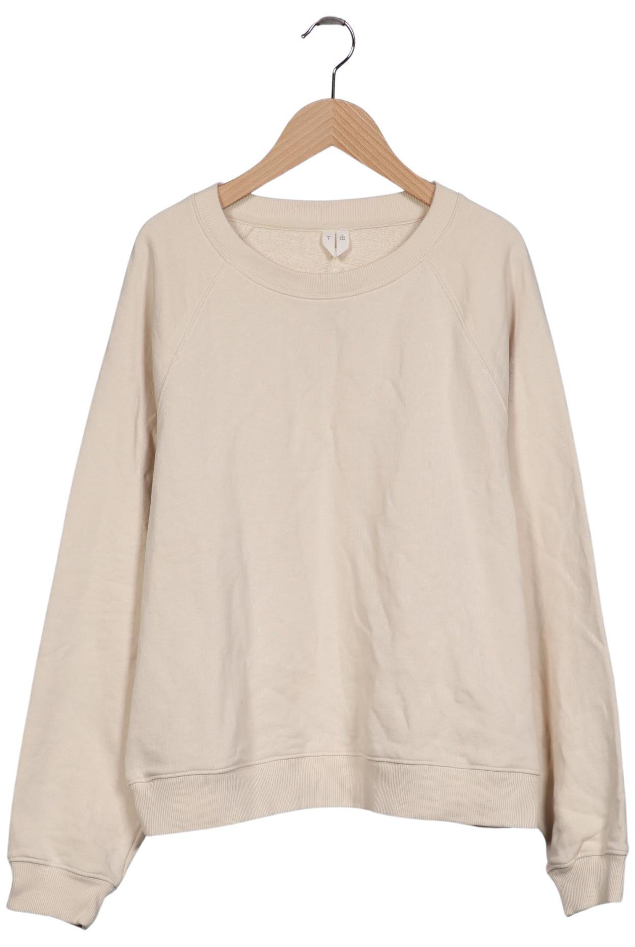 Arket Sweatshirt & Zip-Up Hoodie in S in Beige: front