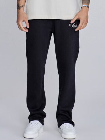 Loosefit Pantalon SikSilk en noir : devant