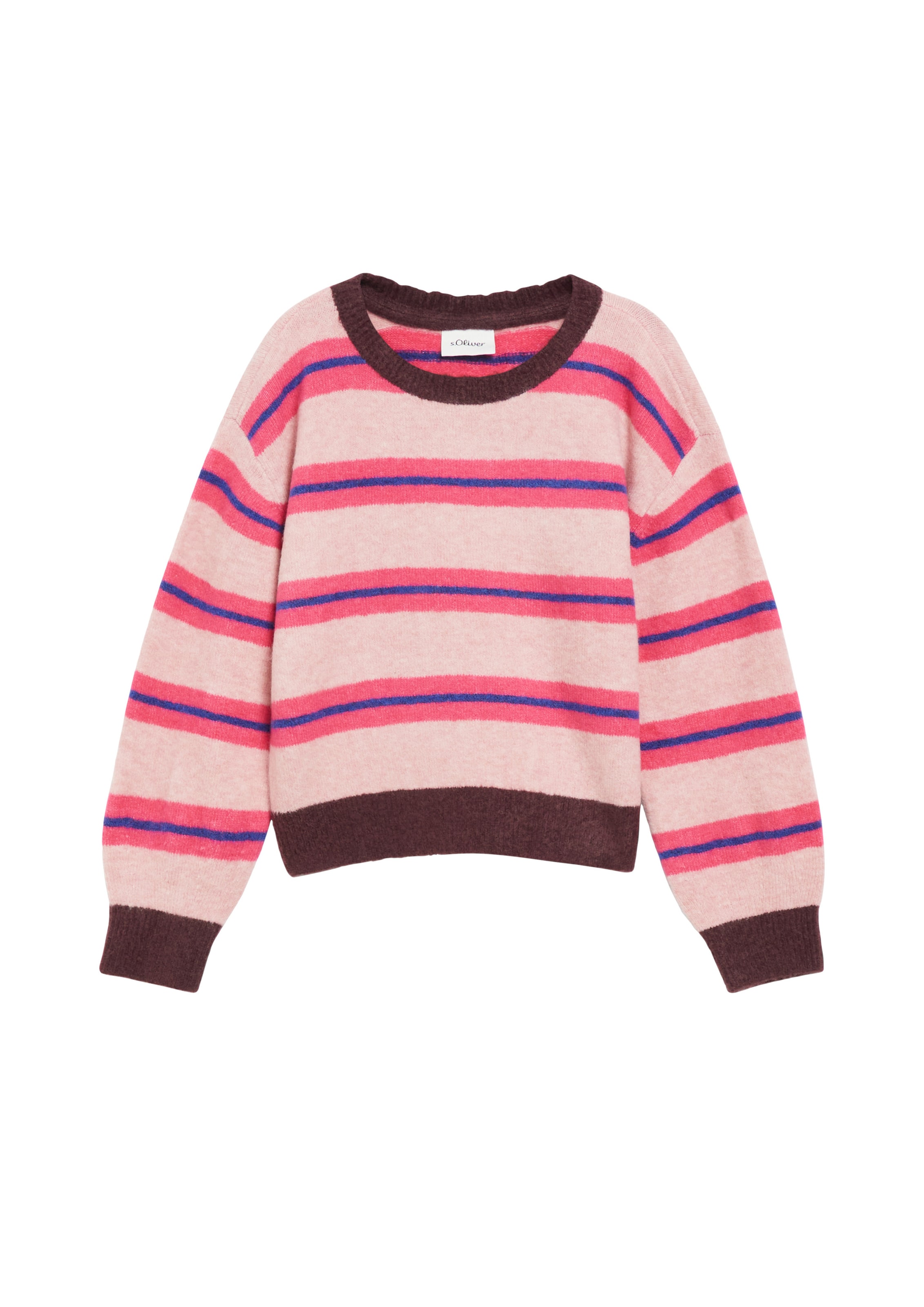s.Oliver Sweater in 104-110 in Blue / Brown / Pink / Rose, Item view