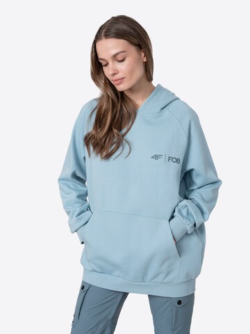 4F - Sweatshirt de desporto em azul: frente