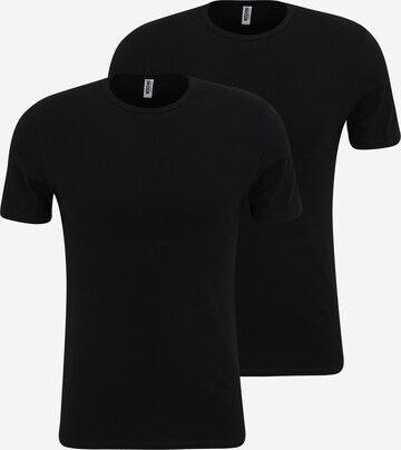 T-Shirt MOSCHINO en noir : devant