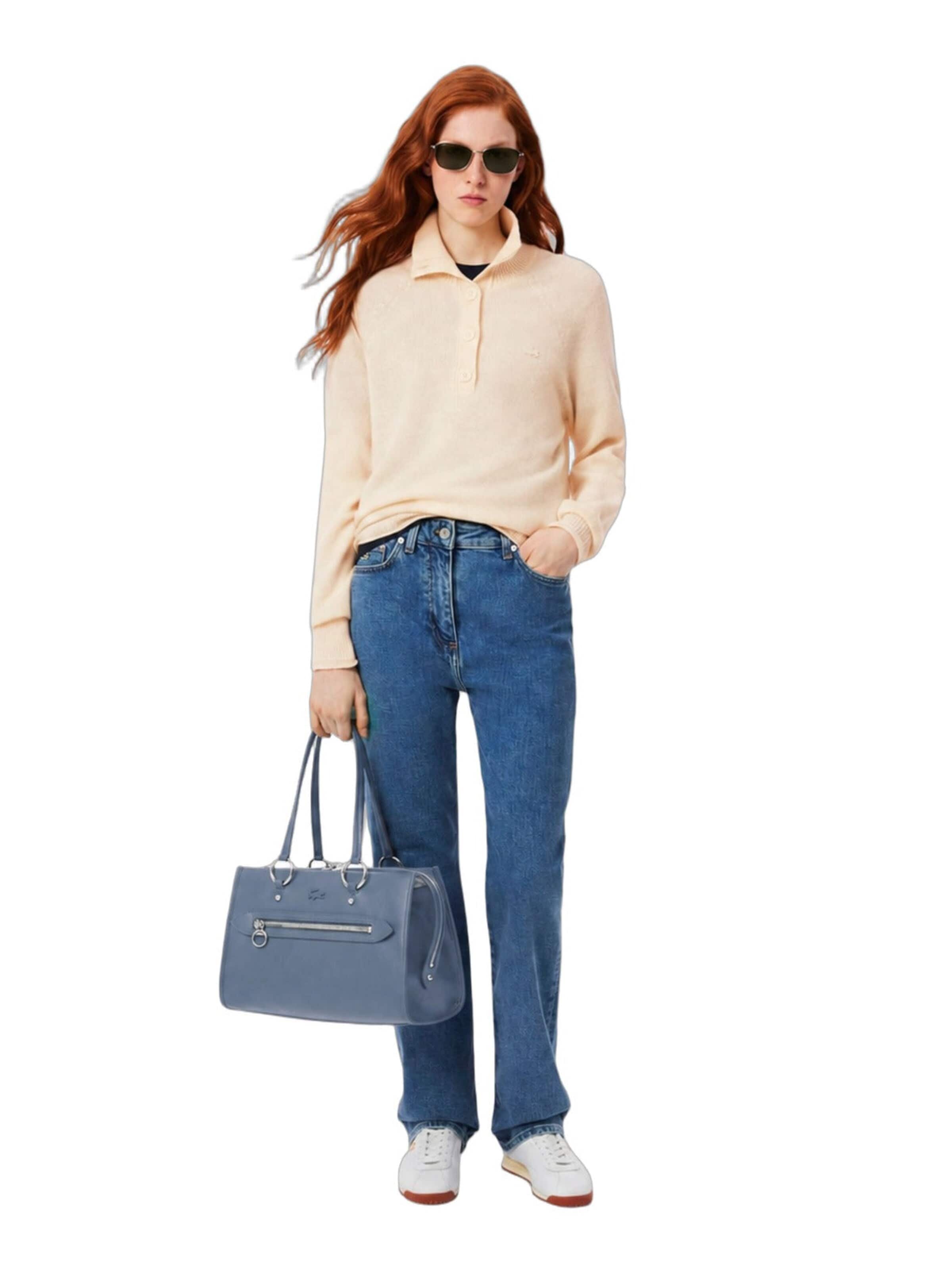 LACOSTE - Bolso de mano 'Lacoste Sac à main Femme Celys Bleu Urban' en azul