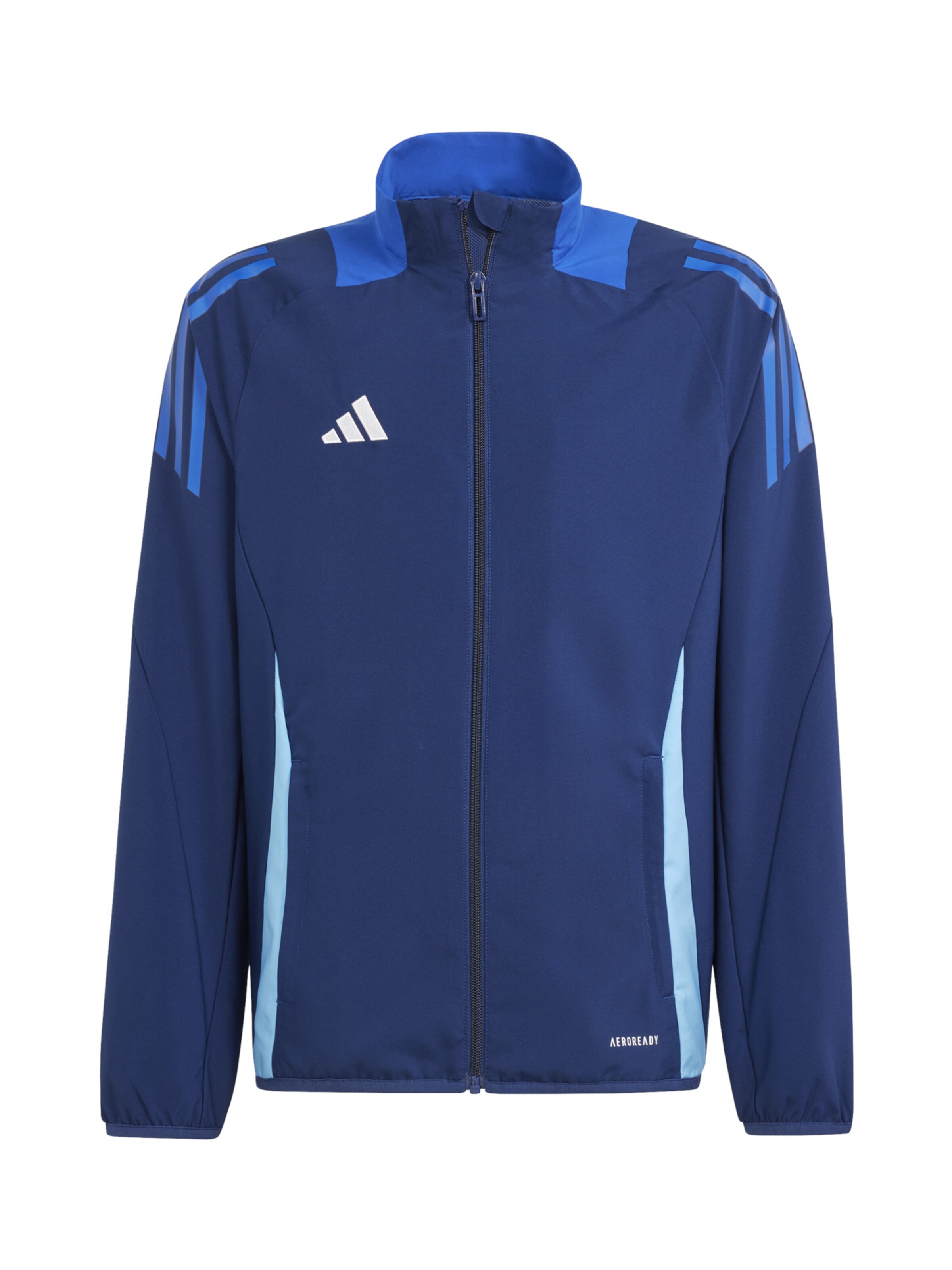 ADIDAS PERFORMANCE Sportjacke 'Tiro' in Blau: Vorderseite