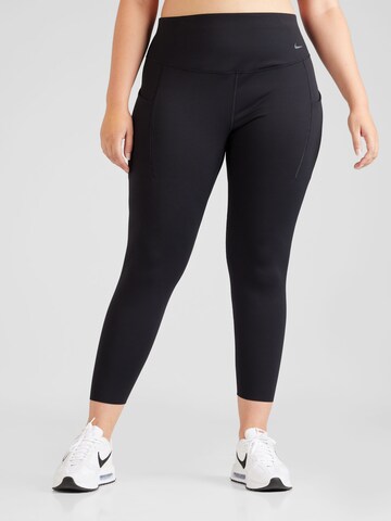 Nike Sportswear Skinny Sportsbukser i sort: forside