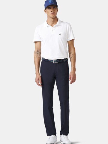 Regular Pantalon chino 'Golf Microfancy' MEYER en bleu