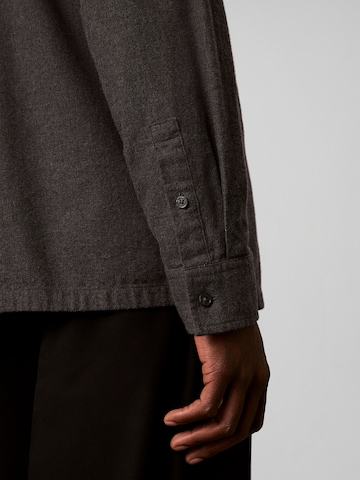 Calvin Klein Regular Fit Hemd in Braun