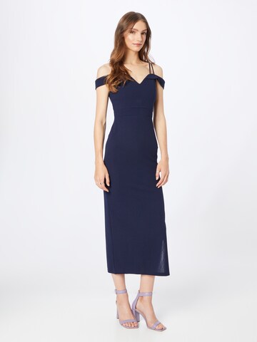 Skirt & Stiletto Kleid 'ANNA' in Blau: predná strana