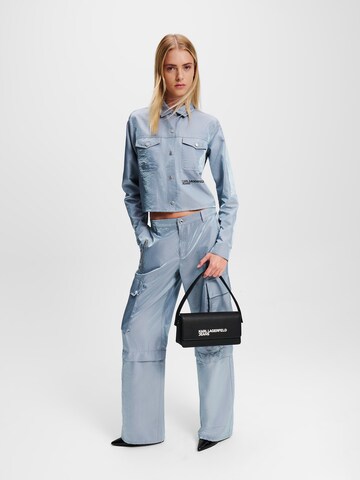 KARL LAGERFELD JEANS Μπλούζα 'Iridescent' σε μπλε