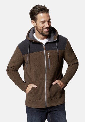 Hero Fleece Jacket in Brown: front