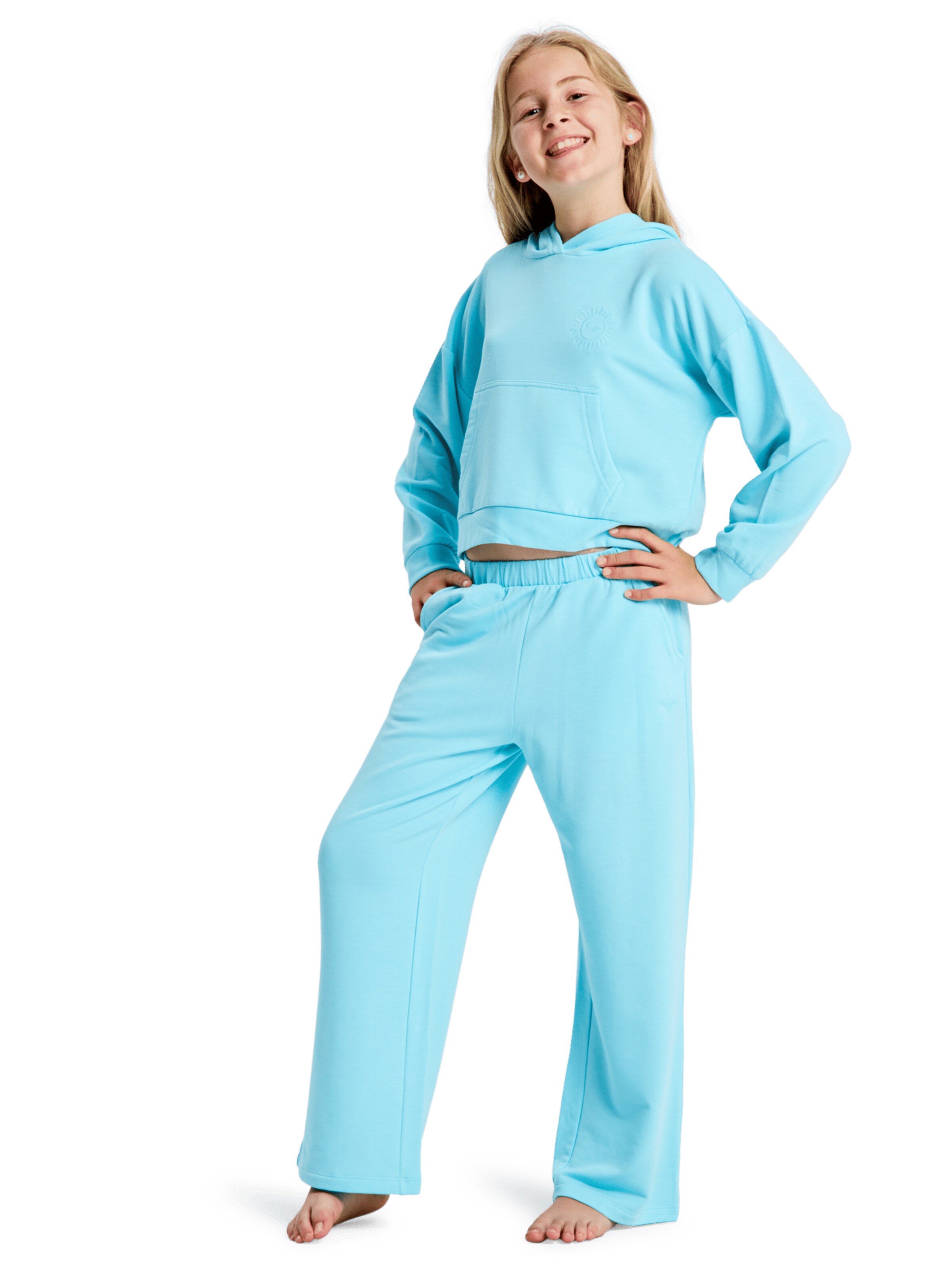ROXY Wide leg Pants 'Surfing By Sunlight' in Blue