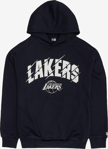 NEW ERA Mikina 'NBA LOSLAK' – modrá: přední strana