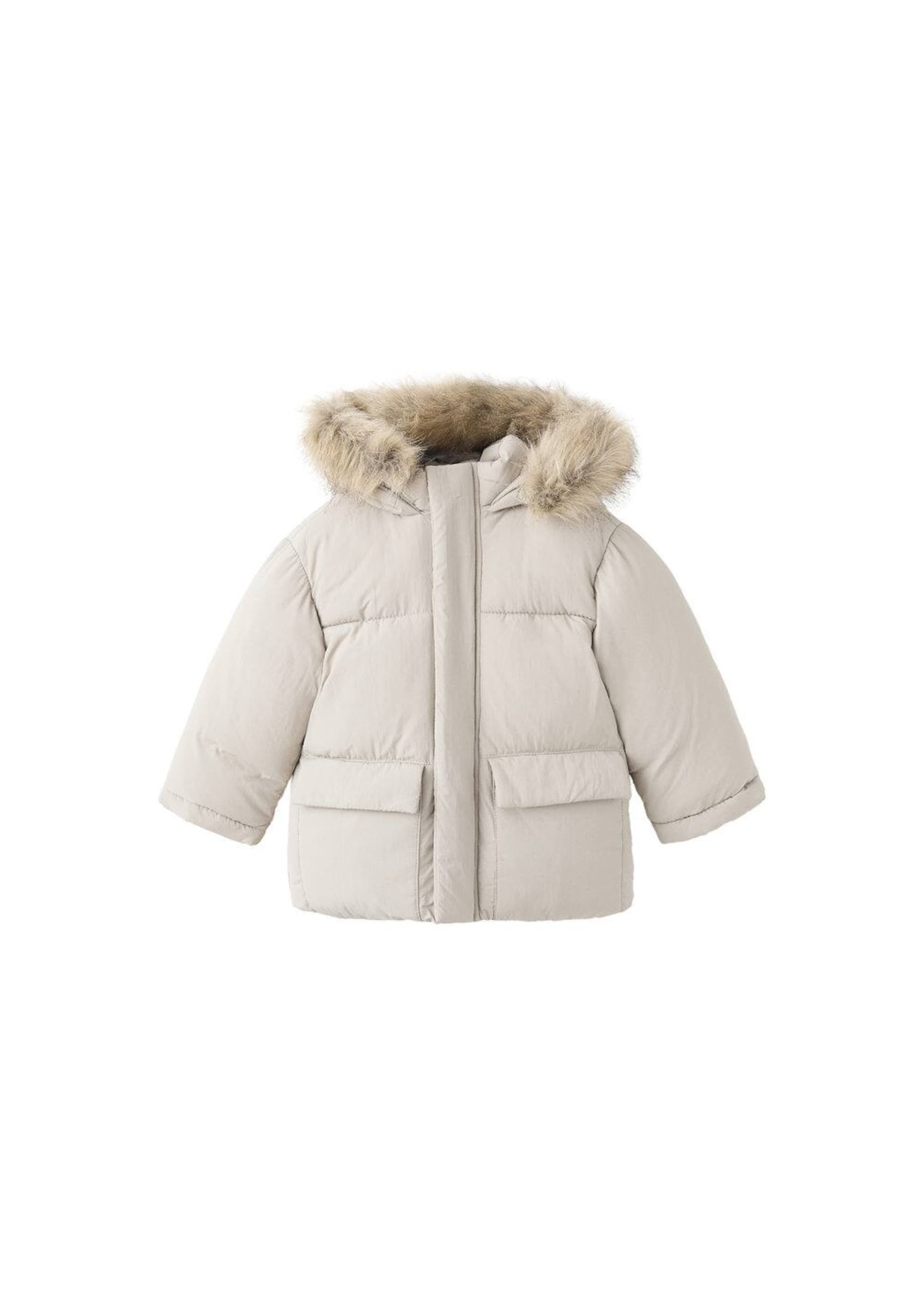 MANGO KIDS Jacke in Beige: Vorderseite
