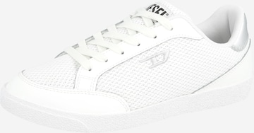 Sneaker low de la DIESEL pe alb: față