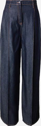 IROWide Leg/ Široke nogavice Traperice s naborima 'REMY' - plava boja: prednji dio