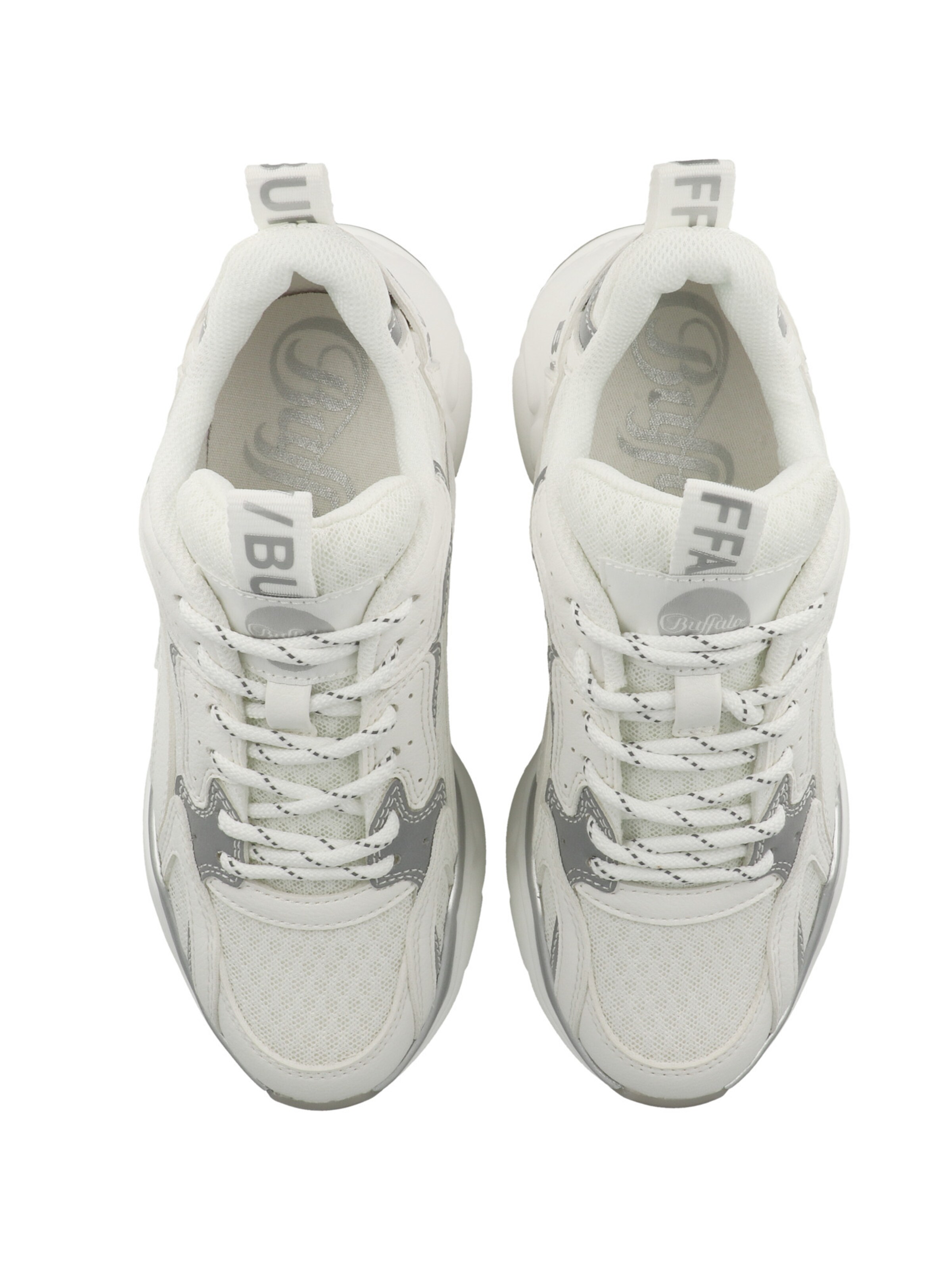 Baskets basses 'Binary Shadow' BUFFALO en blanc