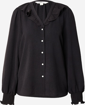 Camicia da donna 'ONLMETTE' di ONLY in nero: frontale