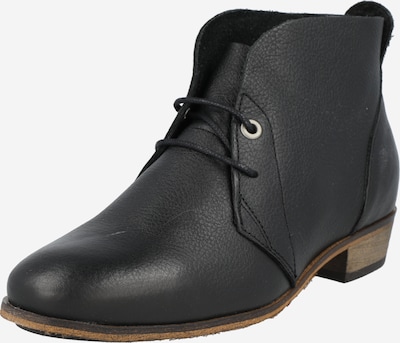 haghe by HUB Bottines à lacets en noir, Vue avec produit