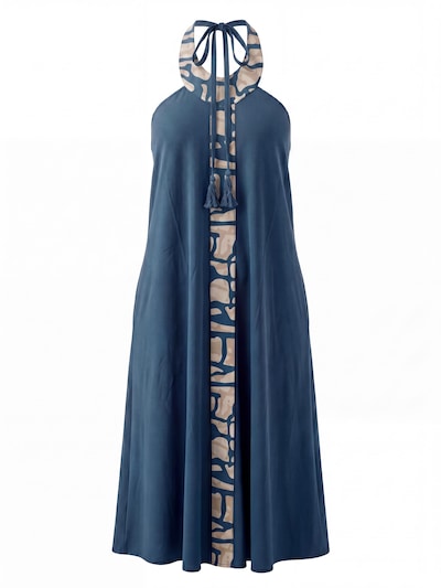 Shop Karey Zomerjurk 'Natura Maxi Dress' in 38 in de kleur Blauw, Productweergave