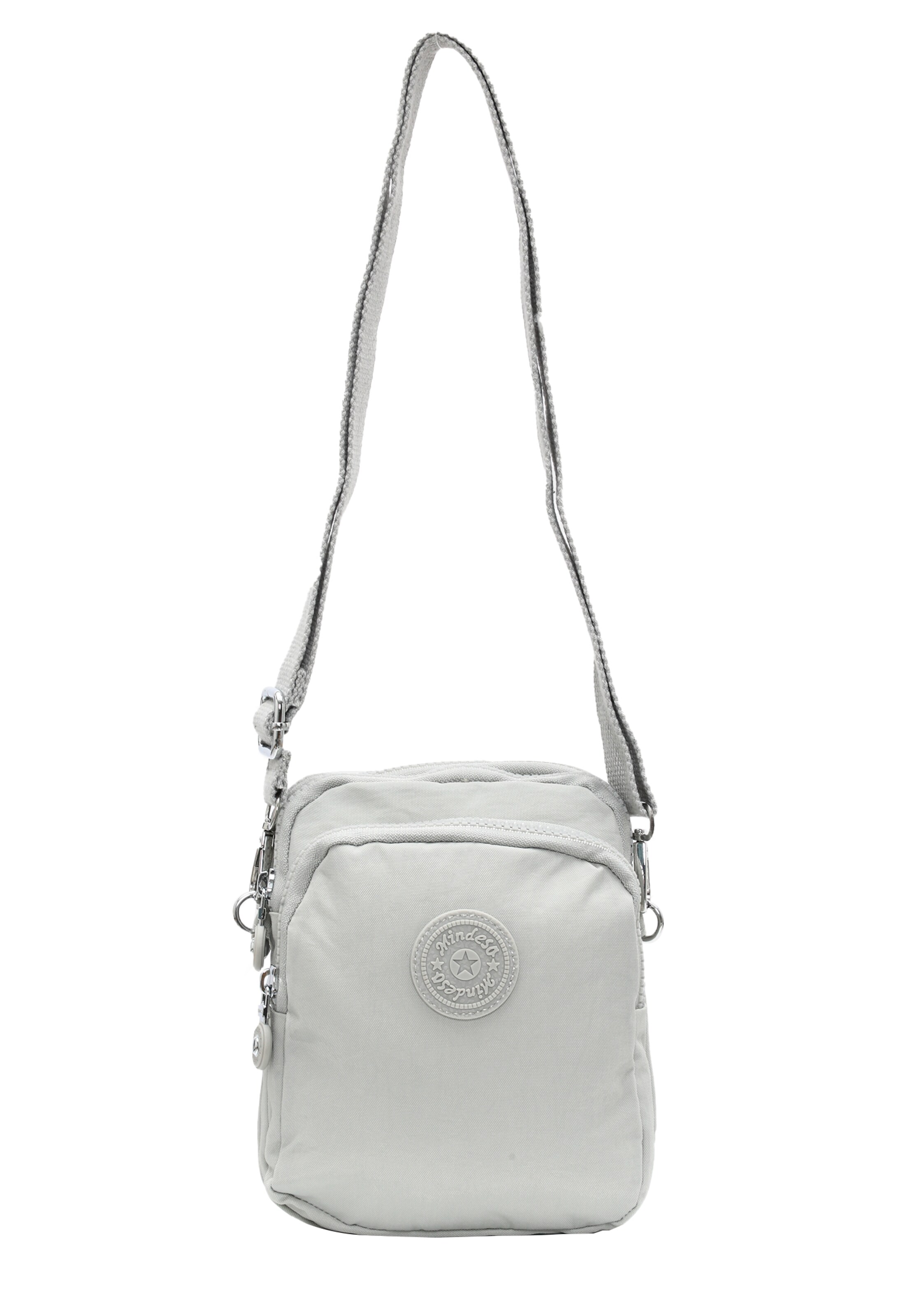 Mindesa - Bolso de hombro en gris: frente