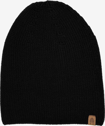 KOPYTO Mütze 'HIRSCH' in Schwarz: Vorderseite