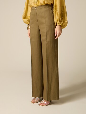 oltre Baggy Trousers in Green