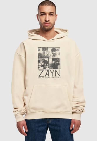 Merchcode Sweatshirt 'Zayn - Quad Collage' in Beige: Vorderseite