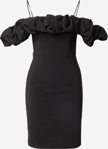 OBJECT - Vestido de gala 'OBJTanita' en negro: frente