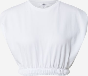 Top 'Indira' di LeGer by Lena Gercke in bianco: frontale