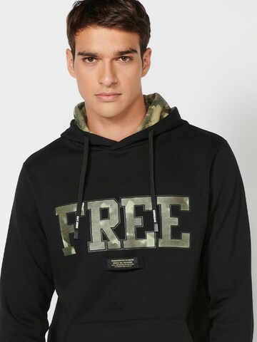 KOROSHI Sweatshirt in Black