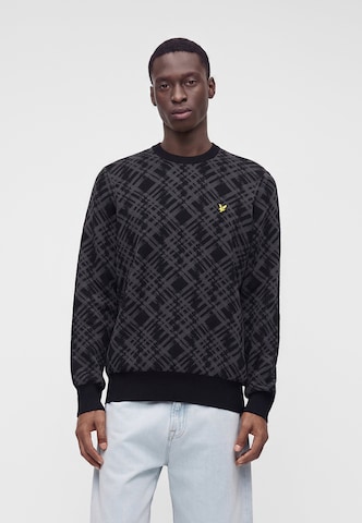 Lyle & Scott - Jersey en negro: frente