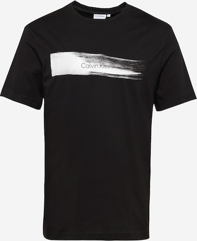 Calvin Klein T-Krekls, krāsa - melns / gandrīz balts, Preces skats