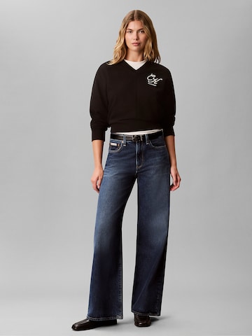 Sweat-shirt Calvin Klein Jeans en noir