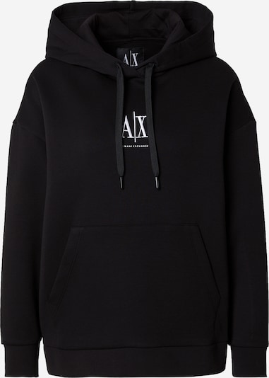 ARMANI EXCHANGE Sweater majica u crna / bijela, Pregled proizvoda