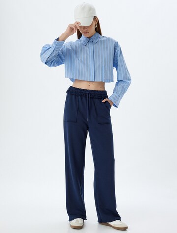 Koton Loose fit Trousers in Blue