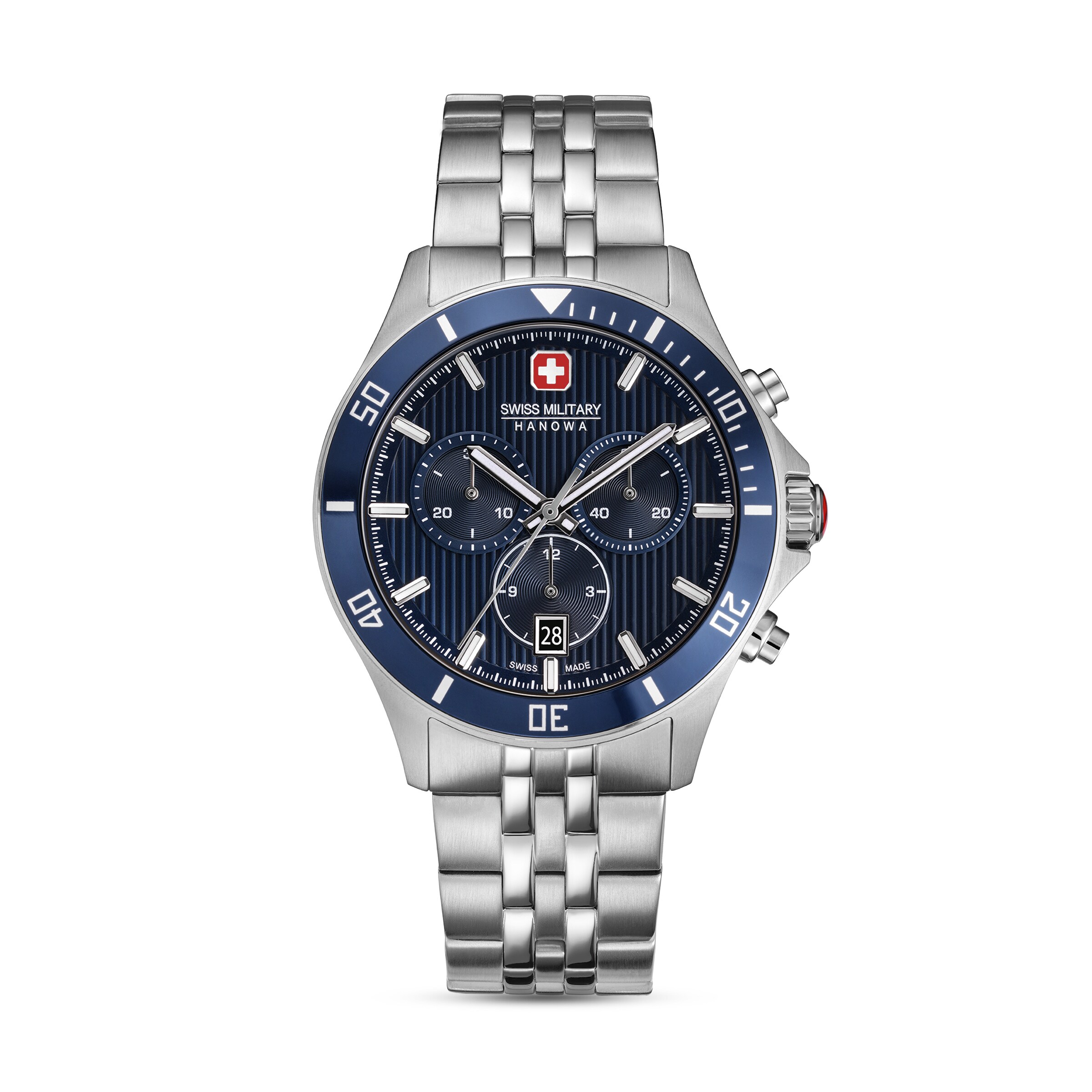 SWISS MILITARY HANOWA Analog watch in Blue: front