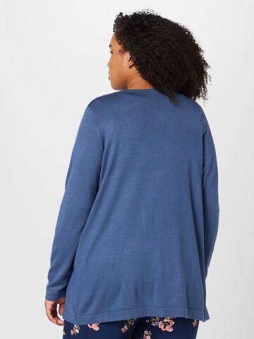 Cardigan 'Farsia' KAFFE CURVE en bleu