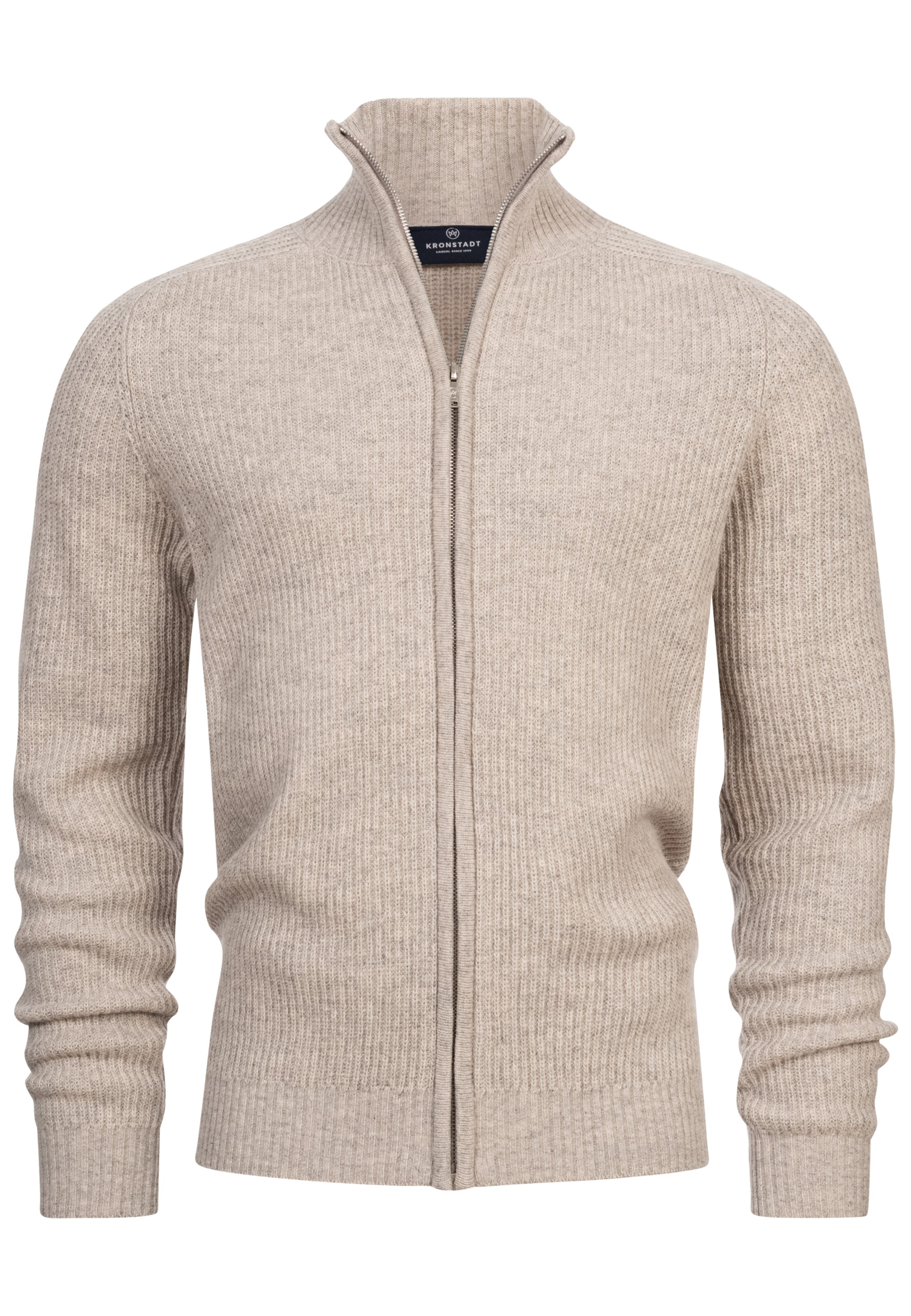 Kronstadt Knit cardigan in Beige: front