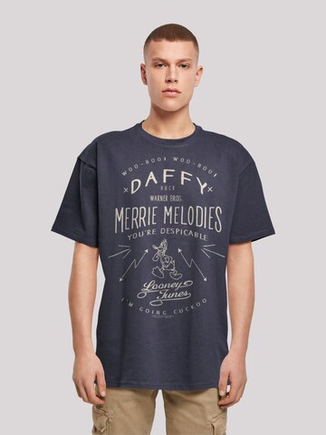 F4NT4STIC T-Shirt 'Looney Tunes Daffy Duck Despicable ' in Blau: Vorderseite