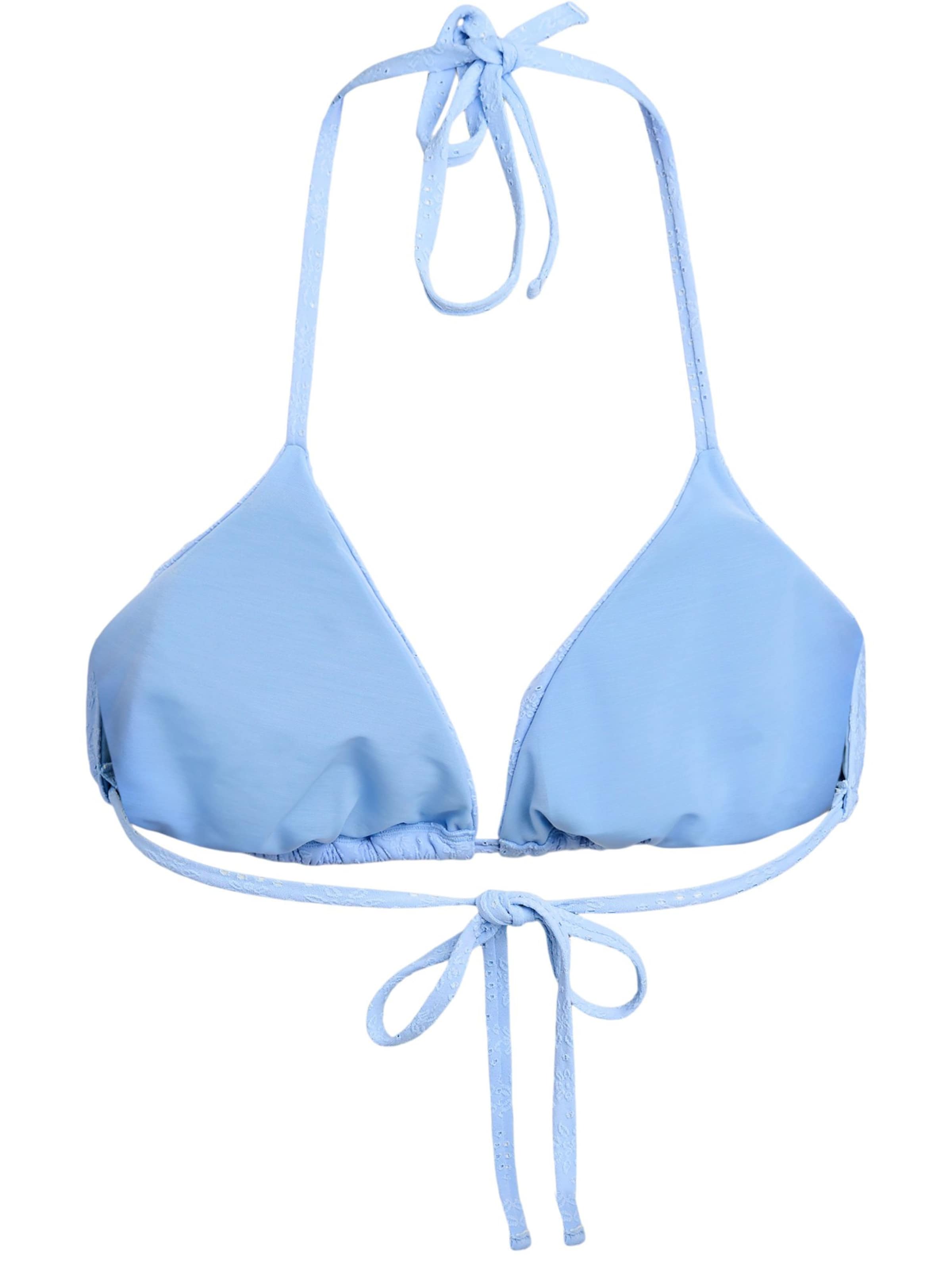 Swim by Zizzi Треугольник Верх бикини 'Salina' в Синий