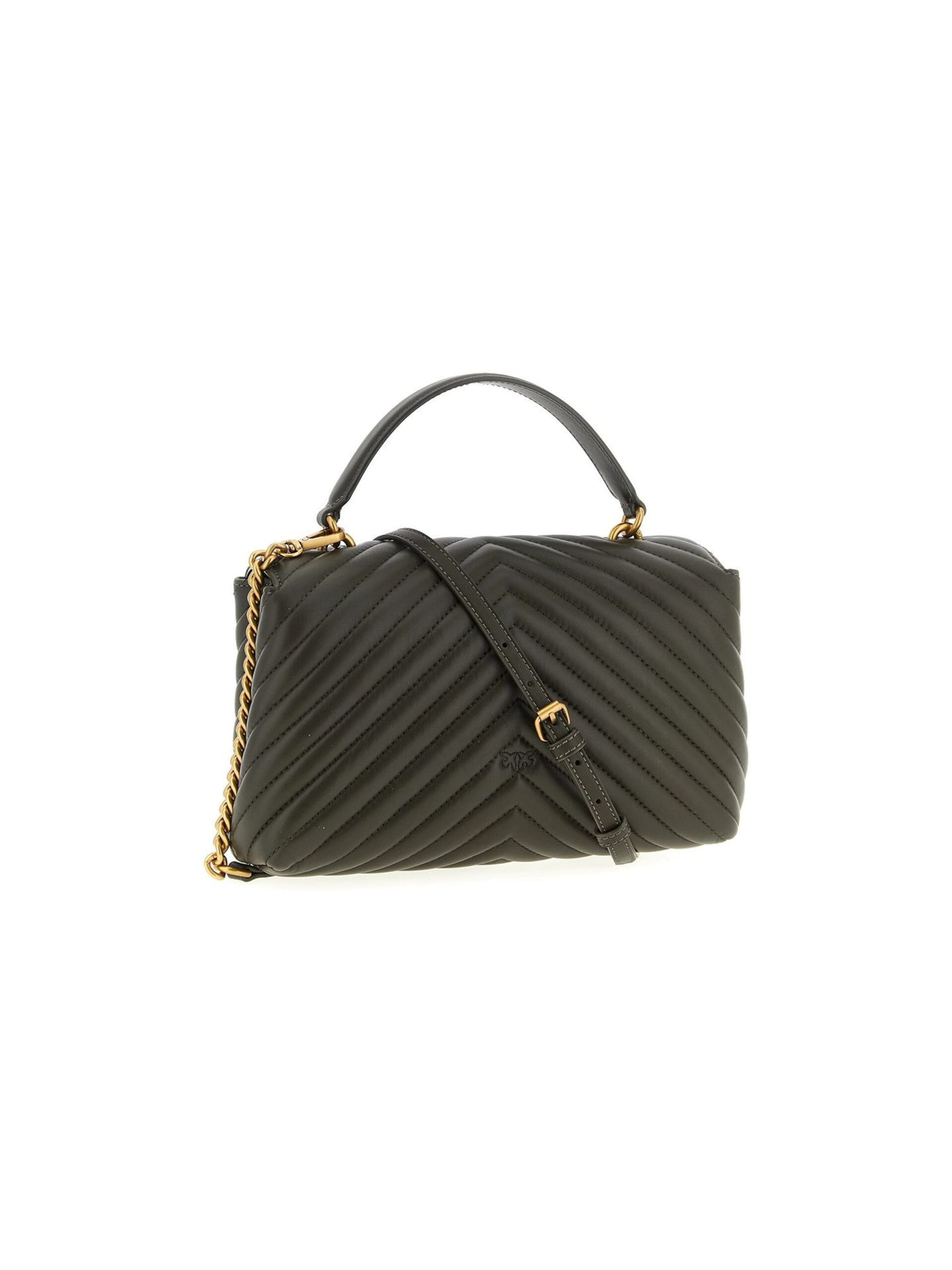 Borsa a mano 'Love Lady Puff Classic Handbag' di PINKO in verde