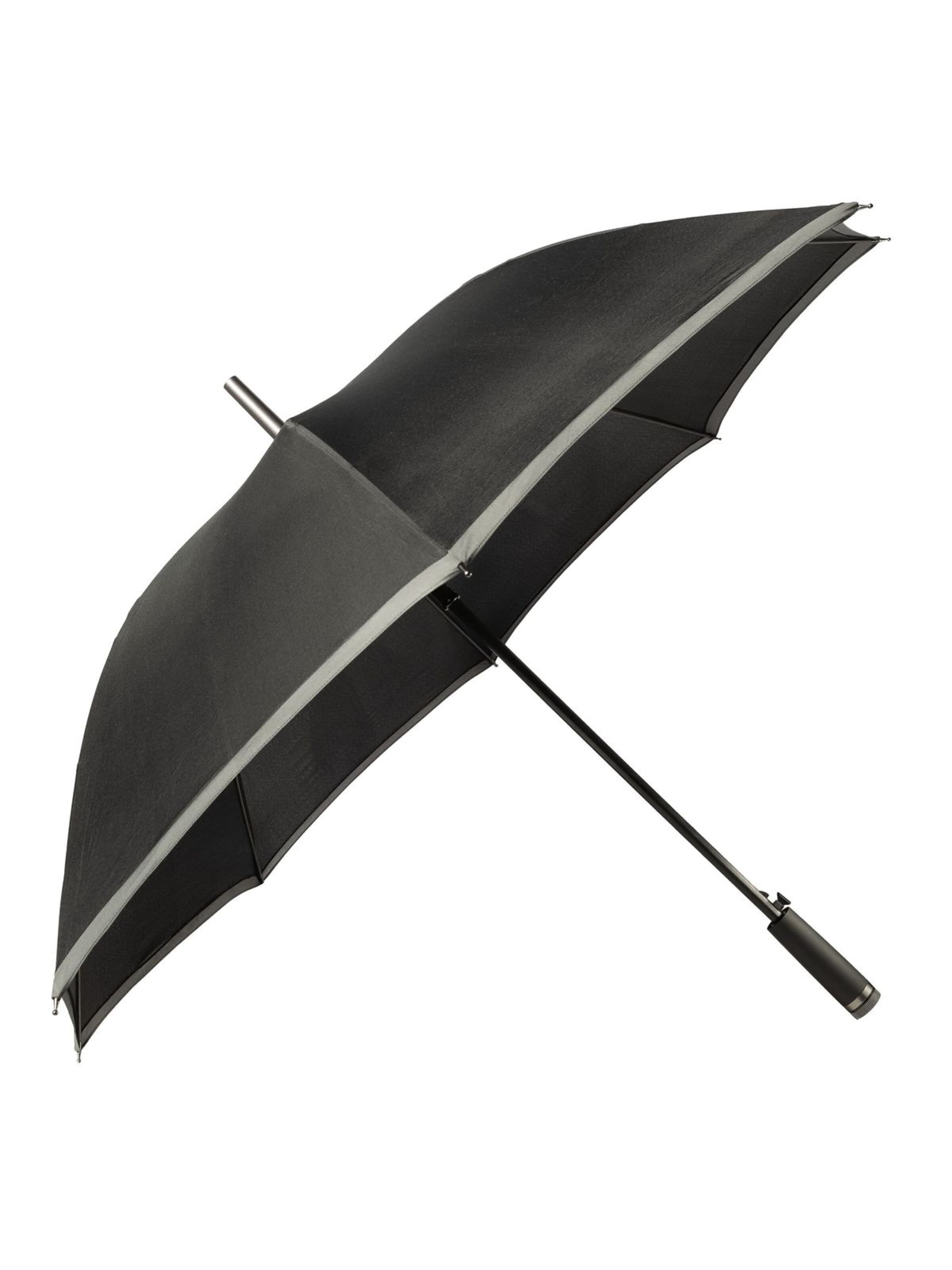 Parapluie 'Umbrella City Gear Black' BOSS en noir : devant