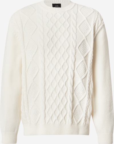 ARMANI EXCHANGE Pullover em offwhite, Vista do artigo