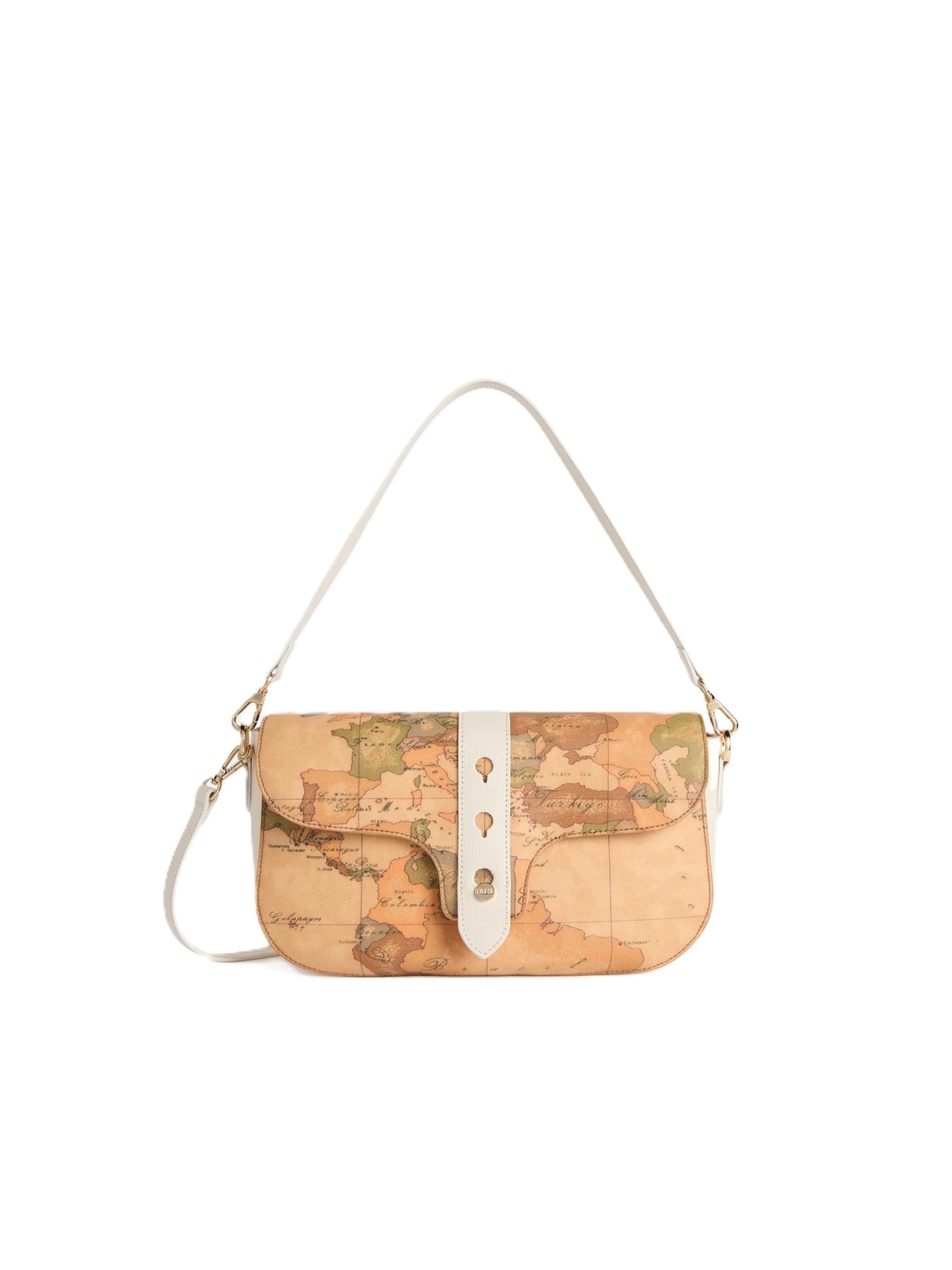 Borsa a spalla 'LLE62G616 ivory' di Alviero Martini in marrone: frontale
