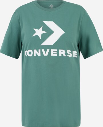 Tricou de la CONVERSE pe verde: față