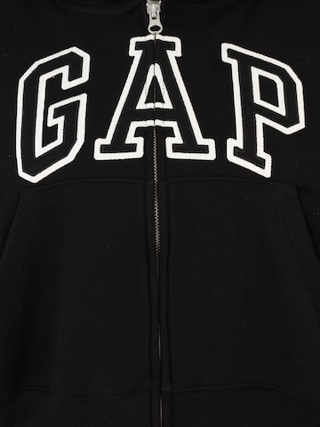 Gap Petite Sweatjakke 'HERITAGE' i sort