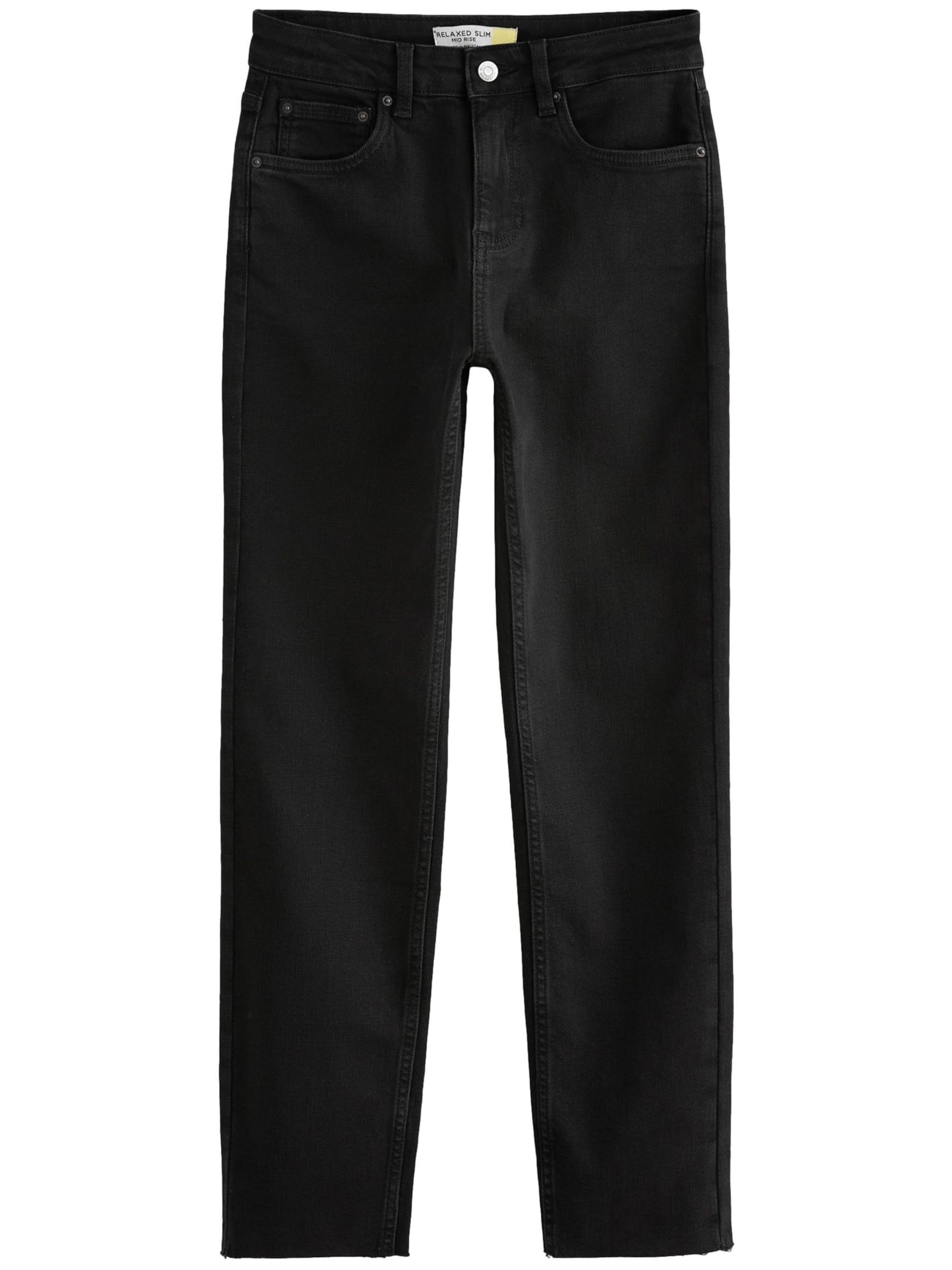 juoda Next Džinsai: priekis