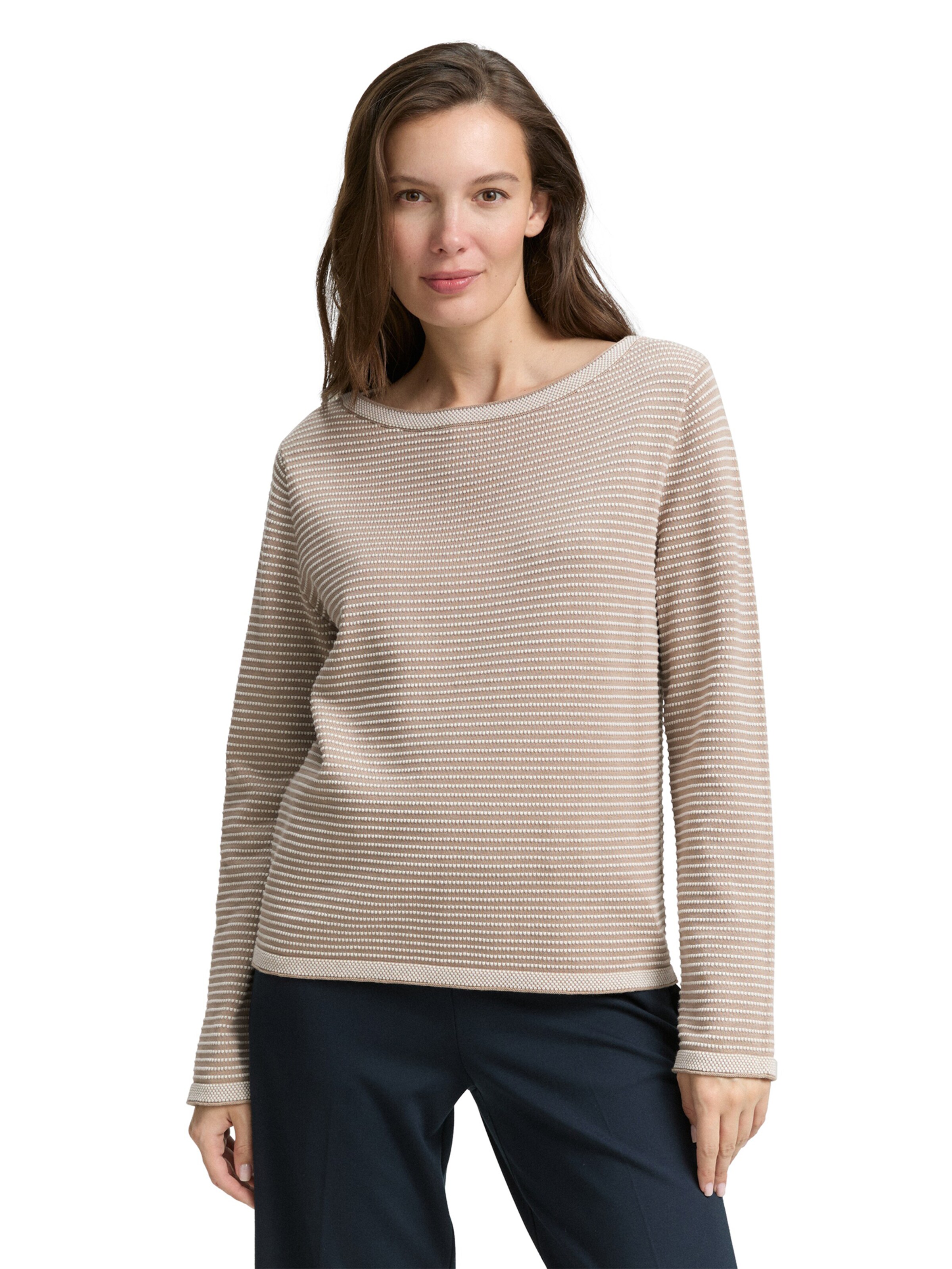 TOM TAILOR Pullover in Grau: Vorderseite