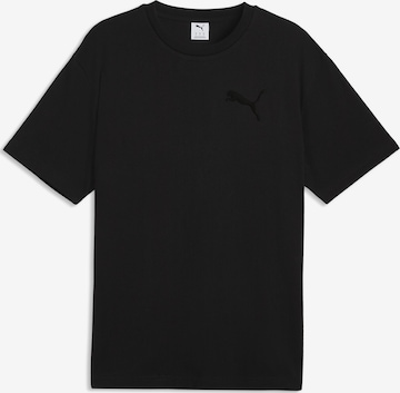 PUMA T-Shirt 'Essentials Elevated' in Schwarz: Vorderseite