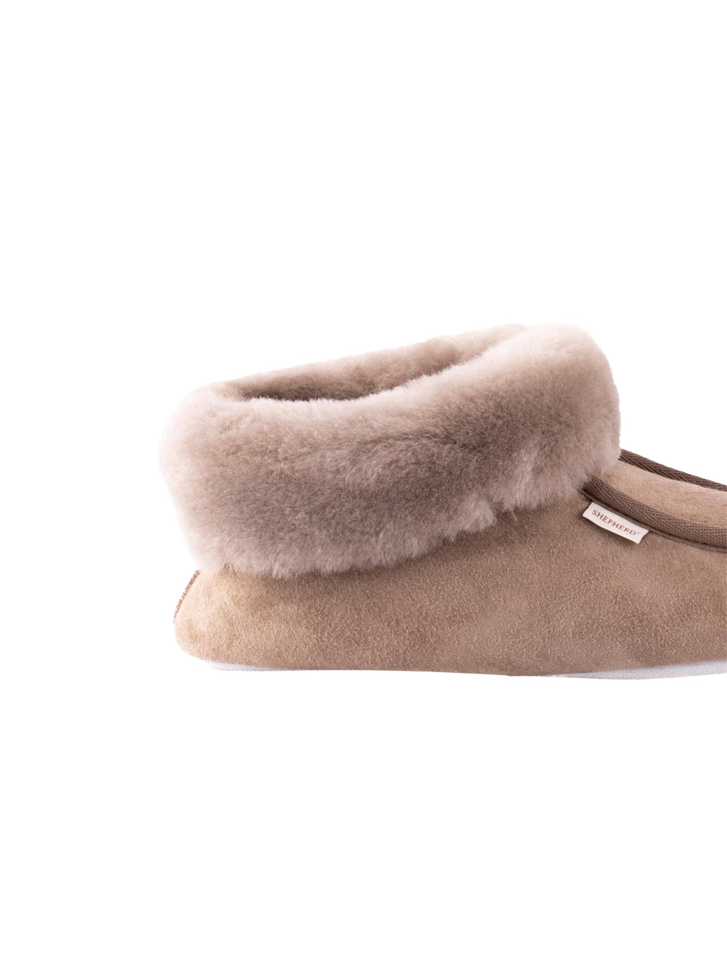 SHEPHERD Hausschuh 'Moa'‌‌‌‌‌ in Beige